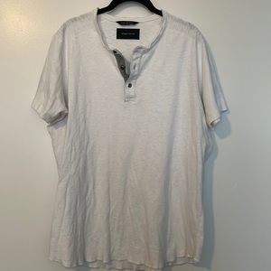 Wings+ Horns white mens shirt. Size XL.